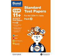 CEM: Bond 11+ Standard Test Papers: Ready for the 2026 Cambridge Select Insight exam : Pack 2