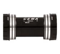 Cema Bb30 Ceramic Sram Dub Bottom Bracket Cups 68/73 mm Black