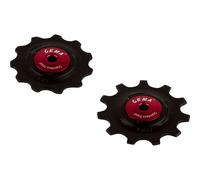 Cema Shimano/sram Inox Jockey Wheel Set 9-11s Black