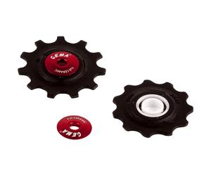 Cema Sram Xx1/x01 Full Ceramic Jockey Wheel Set 10-11s Black