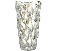 CEMABT 9.5inch 3.4 lb Glass Vases for Flowers Unbreakable Thickened Morden vase for Tables Centerpieces,Colorful,Vintage and Clear Rose Large Flower vases for Bouquet Unique Gifts（Champagne）