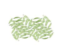 [Cemaystic] Acrylic Leaf Charm Spacer Beads for DIY Jewelry Necklace Earrings Dark Green 2.3 x 0.65cm Multipurpose Craft Materials