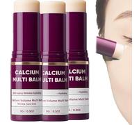 Cemenrete Calcium Multi Balm | Anti-Aging, Sagging, Wrinkles, Calcium Volume Multi Balm, Collagen, Intensive Repair & Moisturizing Cream, Hydrating, Firming Skin, Suitable For Neck, Face, Eyes, (3PCS)