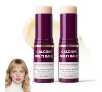 Cemenrete Calcium Multi Balm, Calcium Volume Multi Balm, Advanced Wrinkle Core Stick, Korean Collagen Moisturing Stick, Intensive Repair & Hydrating Cream, for Lip Balm Eye Cream Neck (2)