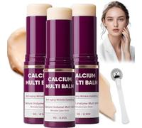 Cemenrete Calcium Multi Balm, Cemenrete Calcium Volume Multi Balm, Wrinkle Core Stick, Korean Collagen Moisturing Stick, Suitable For Eyes, Neck, Face (3 Pcs)