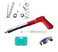 Cement Air Nailer - Manual Wall Nail Machine Tool, 5 Gear Adjustable Power System, Fastening Device with 100 Nails Included, Durable Heavy Duty Build, Precision Mechanism | Efficient Fixing Sol