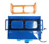 Cement Block Forming Machine, 30 Bricks/Hour Electric Hollow Brick Making Machine, 45s Fast Forming, Efficient Paving Construction Tool, 23kN Pressure, for Home Use, Farm Manufacturing(H2)