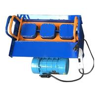 Cement Block Forming Machine, 30 Bricks/Hour Electric Hollow Brick Making Machine, 45s Fast Forming, Efficient Paving Construction Tool, 23kN Pressure, for Home Use, Farm Manufacturing(H5)
