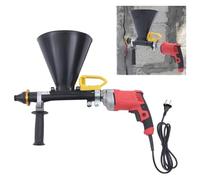 Cement Grouting Machine，Caulking Gun， Cement Grouting Machine Electric Mortar Grout Gun Pump Hand Caulking Gun Mortar Applicator Sprayer Grout