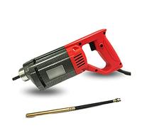Cement Mixer, Construction Vibrator Concrete Vibrator Electric Hand Held Cement Bubble Remover with 1M 1.2M 1.5M Hose(2800w Motor+1 Meter Rod)
