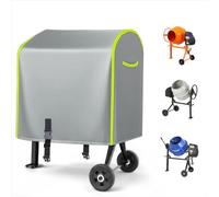 Cement Mixer Cover for 4-5 Cu.Ft Mixers, Heavy Duty 600D Oxford Concrete Mixer Cover, Waterproof & Dustproof Outdoor Cement Mixer Cover, Portable Mud Mixers Cover with Reflective Strips.