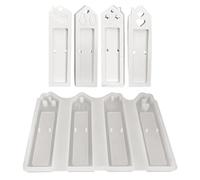 Cement Mould - Silicone Casting Moulds, 4 Cavity Home Decor Plaster Moulds for Craft Making, Balustrade Concrete Moulds, Paving Stones for Concrete, Reusable, Gas Concrete Casting Tool for Garnerisc