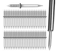 Cement Nails, Sheep's Horns Nail Set Double Headed No Trace | Sturdy and Anti-Gathering Steel Nail Set for Cement, Masonry, Concrete, Wood
