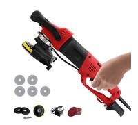 Cement Polishing Grinder, 1200W Wet Polisher with 6 Speed Adjustment for Marble and Granite Finishing