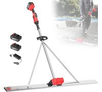 Cement Putty Trowel Electric Plaster Machine - Cordless Screed Vibrating Tool with 9 Speed Settings for Wet Smoothing and Trimming