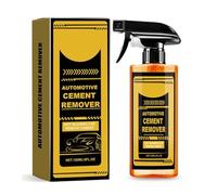 Cement Remover For Cars, Stain Cleaner Concrete Remove Dissolver Gentle Formula Paint Spray Liquid with Small Scraper Cleaning Towel