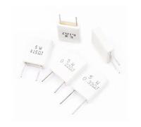Cement resistor 10pcs 5W Non-inductive Cement Resistor 0.01R 0.02R 0.05R 0.1R 0.15R 0.2R 0.22R 0.25R 0.3R 0.33R 0.5R 0.56R 1R 2R 10R ohm(0.22R)