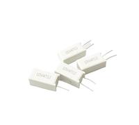 Cement resistor 10PCS Vertical cement resistance 10W 0.05~100K ohm 5% 0.1R 0.22R 0.25R 0.39R 0.47R 1R 10RJ 100R 150R Ceramic resistor(10R)