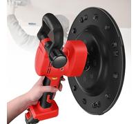 Cement Smoothing Machine 1680W, Handheld Concrete Trowel with 4 Sanding Discs, 6 Gear Speed, Polishing Tool for Walls and Floors, Includes 2 Batteries