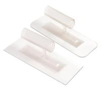 Cement Trowel, M17D Transparent Plastic Plastering Trowel Wall Tools Construction for Home Decoration Factory Architecture(Set)