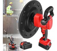 Cement Wall Smoothing Machine, Handheld Plastering Tool with Brushless Lithium Battery, 1680W, Includes 2 x 22500mAh Battery for Masons and Construction Projects