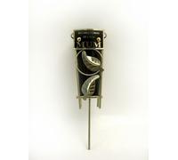Cemetery Grave Vase with Metal Spike - In Loving Memory Of A Dear MUM. Includes black plastic insert vase.