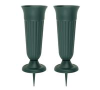 Cemetery Vase Flower Holder Container Plant Pot Grave Decorations Memorial Vase for Tombstone Activities Funeral Accessories