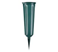 Cemetery Vase with Spikes, Ground Stake Floral Holder, 1 Piece, Grave Vase Insert, Memorial Flower Holder, Stable Base Design, for Grave Decoration, Garden, Burial Display