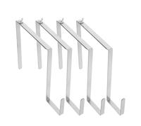 Cemetery Wreath Holder Stainless Steel Adjustable 4pcs for Headstones
