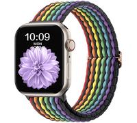 CeMiKa Braided Solo Loop Straps Compatible with Apple Watch Strap 38mm 40mm 41mm 42mm, Stretchy Straps Elastic Sport Band for Apple Watch SE/iWatch Series 11 10 9 8 7 6 5 4 SE Ultra 3 2 1, Women Men