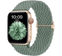 CeMiKa Braided Solo Loop Straps Compatible with Apple Watch Strap 44mm 45mm 46mm 49mm, Stretchy Straps Elastic Sport Band for Apple Watch SE/iWatch Series 11 10 9 8 7 6 5 4 SE Ultra 3 2 1, Women Men