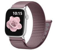 CeMiKa Nylon Loop Strap Compatible with Apple Watch Strap 40mm 42mm 41mm 38mm Men Women - Nylon Sport Soft Breathable Band for iWatch SE Series 10 9 8 7 6 5 4 3, SmokeViolet