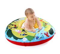 Cemirk Inflatable Baby Play Mat - Zoo Theme, Sit Me Up Seat, and Interactive Baby Activity Center - Ages 0 Months and Up