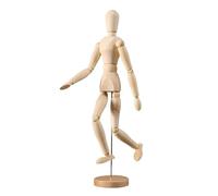 CEMIRK Wooden Mannequin Body, 30.5cm Artist Manikin with 14 Movable Joints, Mannequin Figure for Drawing, Animation, and Decor