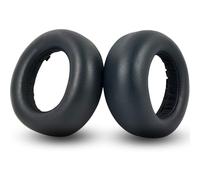 Cemobile Earpads Cushions Replacement for Playstation 5 Headset, Sony PlayStation 5 Pulse PS5 3D Wireless Headset Ear Pads Cushions (Black Protein Leather) with Noise Isolation Memory Foam