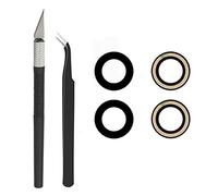 Cemobile Original Back Rear Camera Glass Lens Replacement for iPhone 14 and iPhone 14 Plus with Adhesive Preinstalled and Repair Tool Kit
