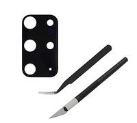 Cemobile Rear Back Camera Lens Glass Replacement for Samsung Galaxy S20 Plus G985 / S20 Plus 5G G986 6.7 Inch (All Carriers) with Pre-Installed Adhesive, Tweezers, Precision Knife Repair Tool Kit