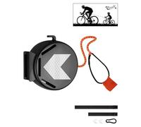 CEMOFE 2m Bicycle Towing Strap Bike Tow Rope for Kids Retractable Bicycle Tow Rope with Reflective Strap & Sticker Portable Universal Safe Traction for Adult Child Pull