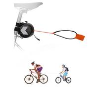 CEMOFE Bicycle Tow Strap Bike Towing Rope Bike Tow Rope for Kids Retractable with Reflective Strap & Sticker Portable Universal Safe Traction for Parent-Child Pull 2m