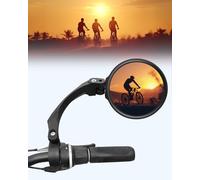 CEMOFE Bike Mirror Rearview Bicycle Handlebar Mirror Right Side Bicycle mirror 360°Adjustable Fits for 18-22mm Mountain Road Bike Scooter Round 1pc