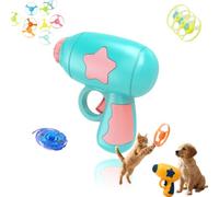 Cemssitu Cat Toy Disc Launcher, Interactive Cat Fetch Toys, Indoor Pet Bonding Play, Battery-Free Flying Propellers Chasing Toy, for Weight Loss & Exercise, Burn Energy & Relieve Anxiety (green)