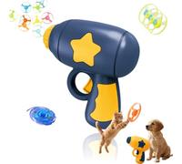 Cemssitu Cat Toy Disc Launcher, Interactive Cat Fetch Toys, Indoor Pet Bonding Play, Battery-Free Flying Propellers Chasing Toy, for Weight Loss & Exercise, Burn Energy & Relieve Anxiety (Blue)