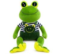 Cemssitu Frog Pillow Cushion, Soft Green Frog Shaped Plush Pillow, Cute Decorative Throw Pillow for Sofa Bed Bedroom Dorm Gaming Room Decor, 30/40/50cm (Green,40CM)