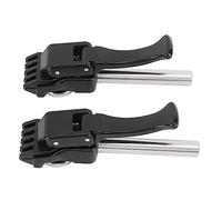 CEMTUKLBP Black Badminton Stringing Clamp, Racket Flying Clamp for Tennis Squash, Adjustable Turntable with Non - Slip Slots, Aluminium Alloy Starting Clamp for Li Ning Victor AEF Spinfire,