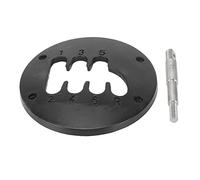 CEMTUKLBP For TH8A Mid Plate 75mm Lever 6 Speed Mold Damping Short Throw Shifter Modification Kit, Real Feel Gear Shift Upgrade for Racing Sim Enthusiasts with ABS