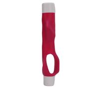 CEMTUKLBP Golf Grip Trainer Attachment, Golf Swing Aid for Improved Hand Positioning, Ergonomic Club Grip Corrector with Universal Fit for All Hand Types and Standard Grips (Red and White)