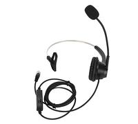 CEMTUKLBP H360 - RJ9 - MV Telephone Headset, RJ9 Business Headset with Microphone, Noise Canceling Monaural Headset for Call Center Customer Service Online Course, Lightweight ABS Material w