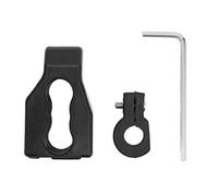 CEMTUKLBP Mold Damping 6 Speed Short Throw Shifter Mid Plate, Real Feel Gear Upgrade Accessory for Thrustmaster TH8A, Black ABS Shift Plate Kit with Damper and Hex Wrench