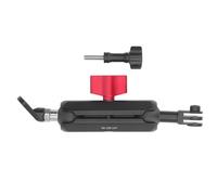 CEMTUKLBP Motorcycle Rearview Mirror Camera Holder, Universal 1/4 Inch Ball Head Mount for Action Cameras, 360° Rotating Dual Ball Joint, Aluminium Alloy, for Motorbike and Riding