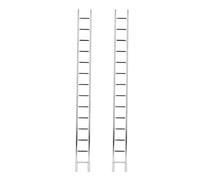 CEMTUKLBP RC Crawler Ladder Aluminum Alloy, RC Car Obstacle Ladder for Bridging, High Strength Portable Metal Bridge with 2pcs 500mm Ladders for Off - Road Terrain Crossing